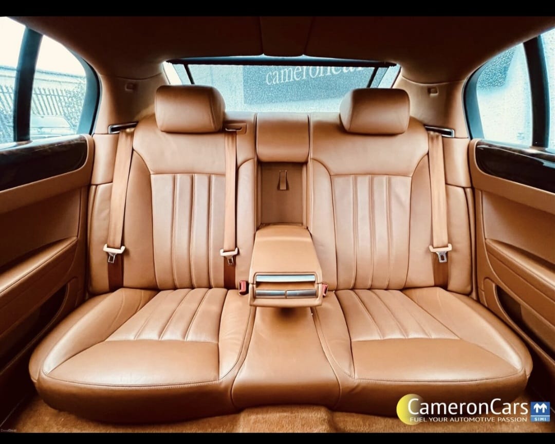 Bentley Limousine luxury brown cabin