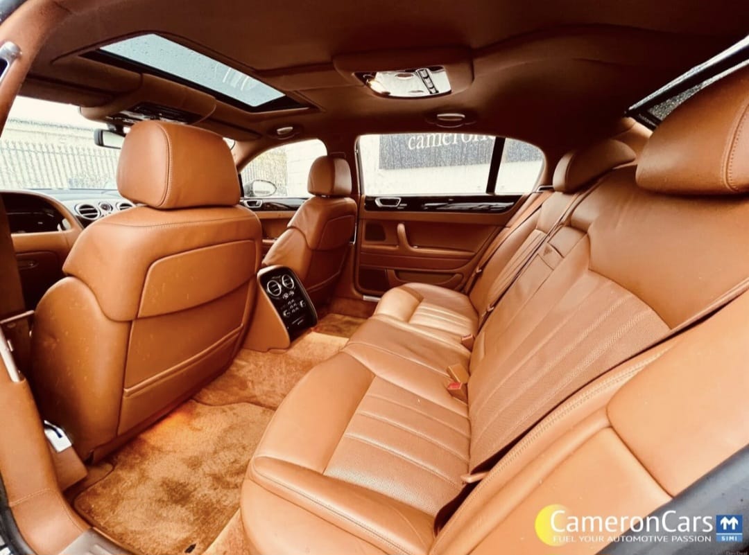 Bentley Limousine rear seats