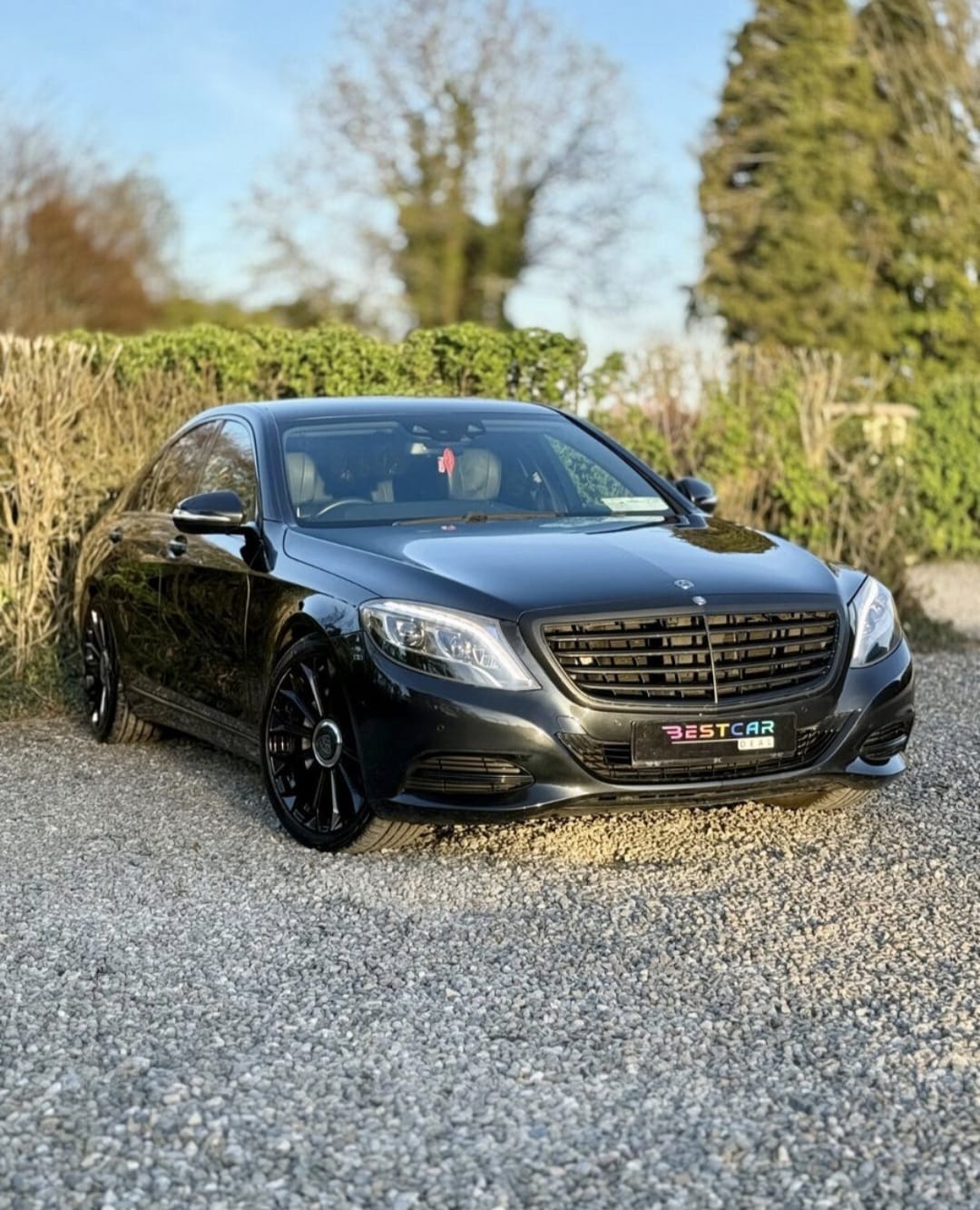 Mercedes S350 closeup