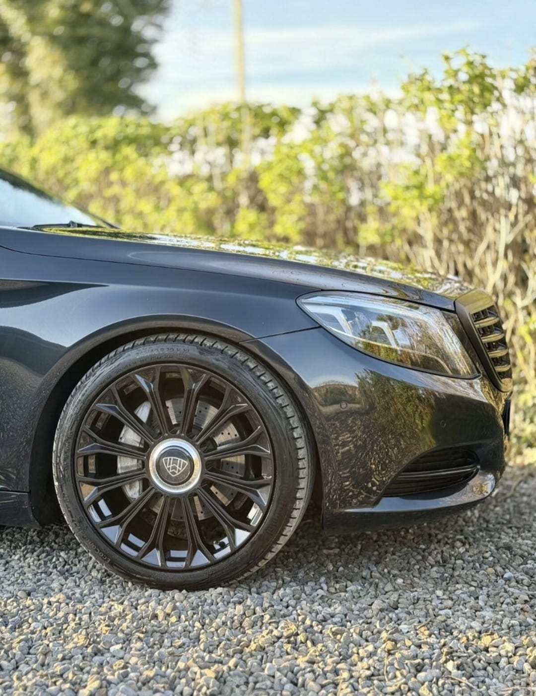 Mercedes S350 side detail